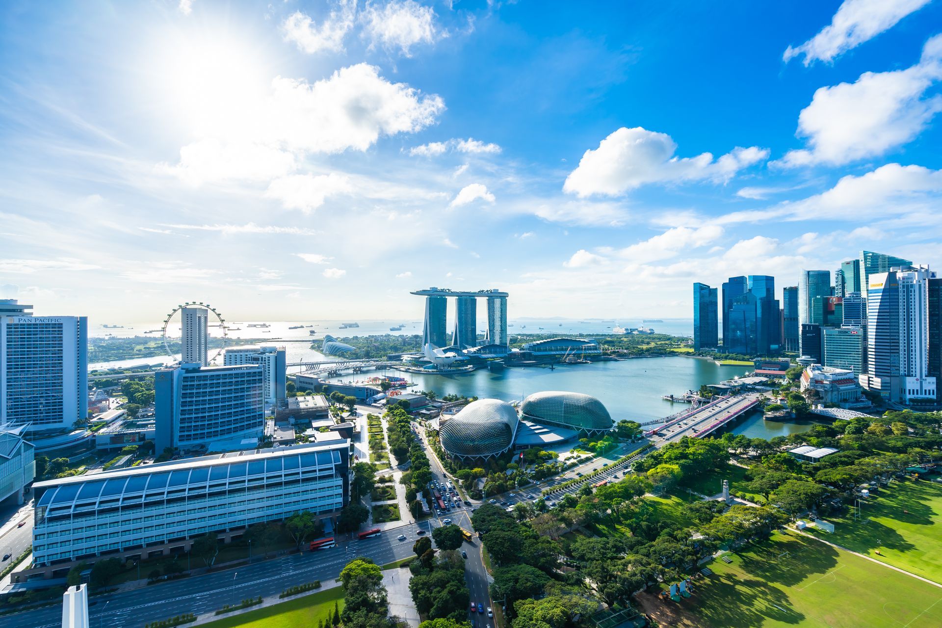 Singapore city skyline, home of CWG Consulting since 2001